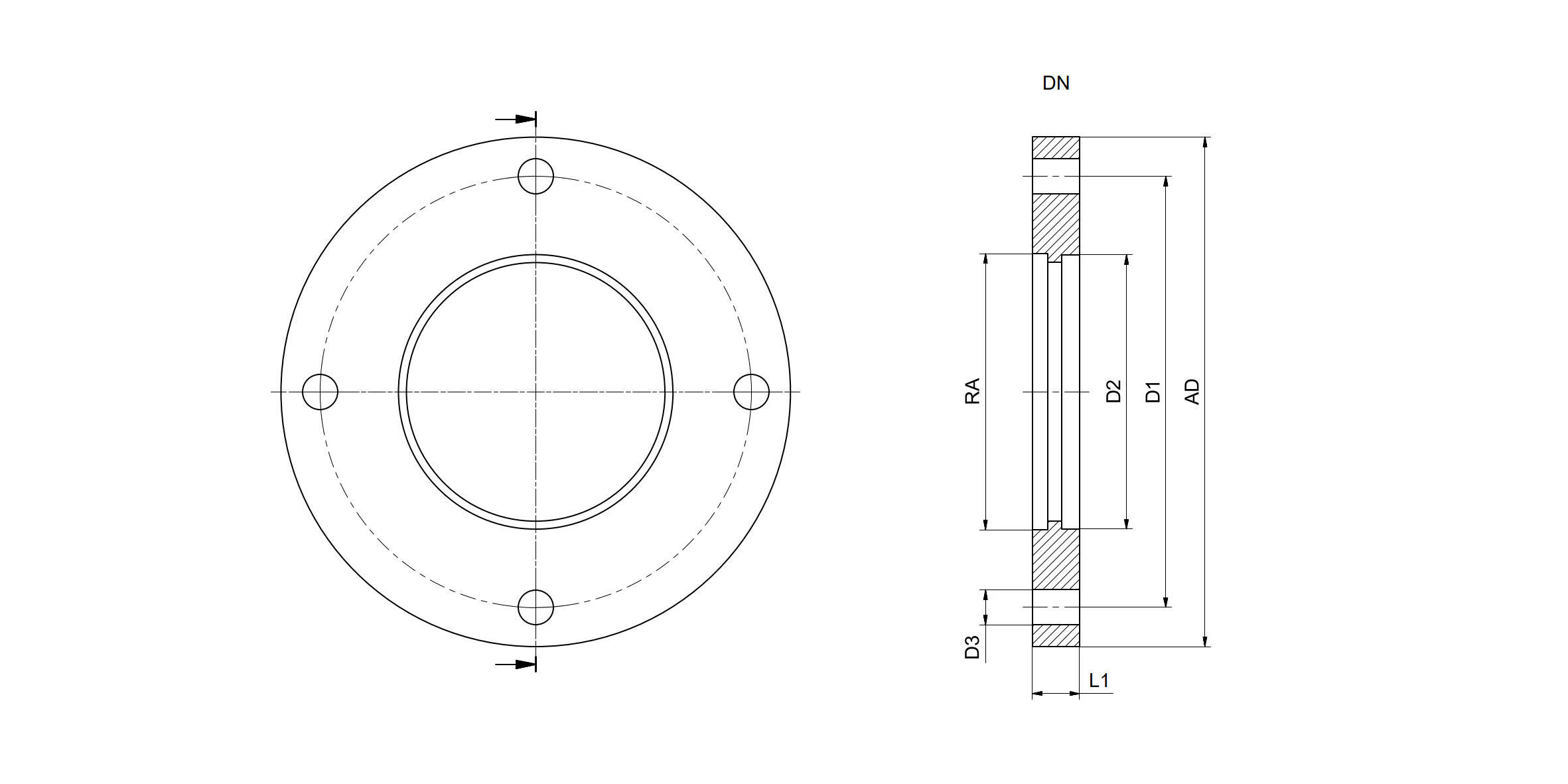 ISO-F Welding Flanges | 301269 | VACOM