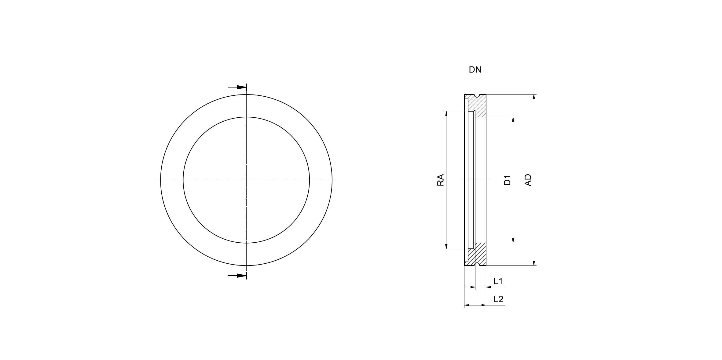 ISO-K Welding Flanges | 301393 | VACOM